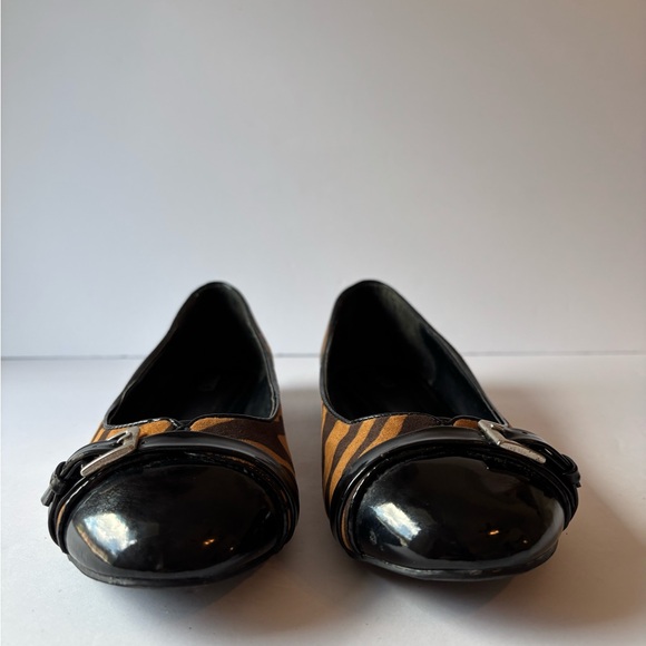 Cato Brown/Black Tiger Print Flats Shoes Size 8 - Picture 1 of 10
